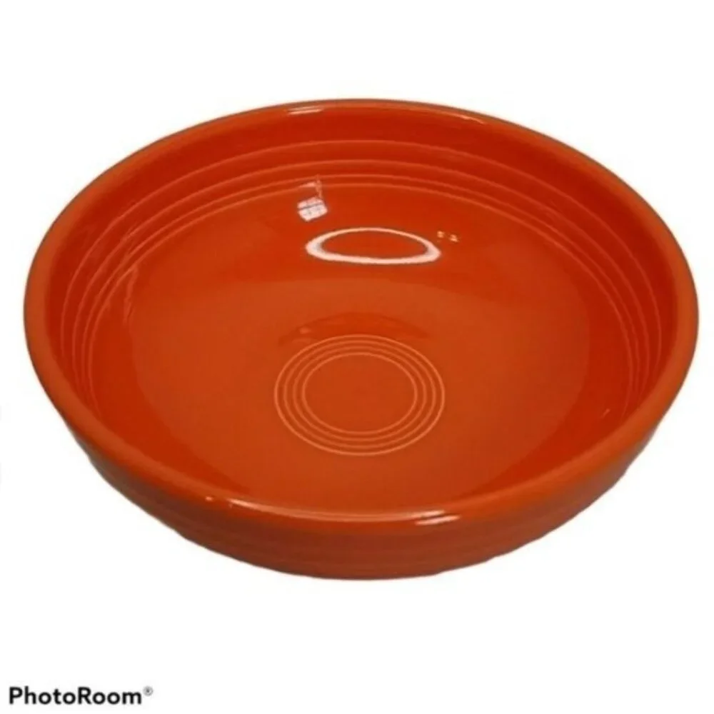 Fiestaware Fiesta Bistro CERAMIC Bowl DISH CONTAINER Medium Poppy Orange 38 OZ